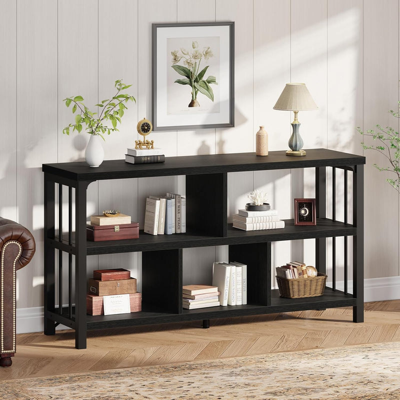 5 Cube Storage Organiser Bookshelf Low Bookcase
