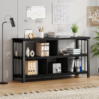 Ibf Farmhouse 3 Tier Open Book Shelf Wood