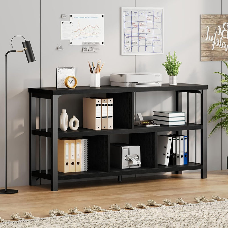 5 Cube Storage Organiser Bookshelf Low Bookcase