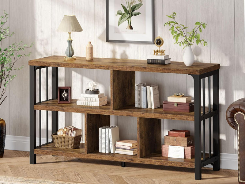 5 Cube Storage Organiser Bookshelf Low Bookcase