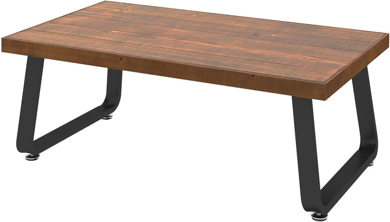 Rustic Wood Coffee Table Real Living Room