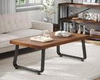 Ibf Natural Wood Coffee Table Rustic Solid Centre