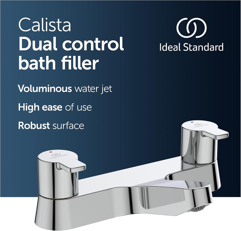 Calista Dual Control Bath Shower Mixer Tap
