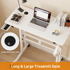 Ikkle Standing Desk with Wheels 34 Inch Height