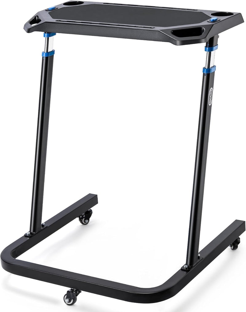 Indoor Training Bicycle Desk Height-Adjustable Computer Stand