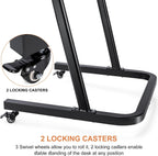 Indoor Training Bicycle Desk Height-Adjustable Computer Stand