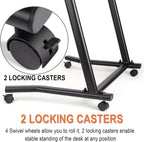 Indoor Training Bicycle Desk Height-Adjustable Computer Stand