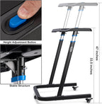 Indoor Training Bicycle Desk Height-Adjustable Computer Stand