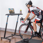 Indoor Training Bicycle Desk Height-Adjustable Computer Stand