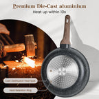 Induction Hob Pots and Pans Set 13pcs Nonstick