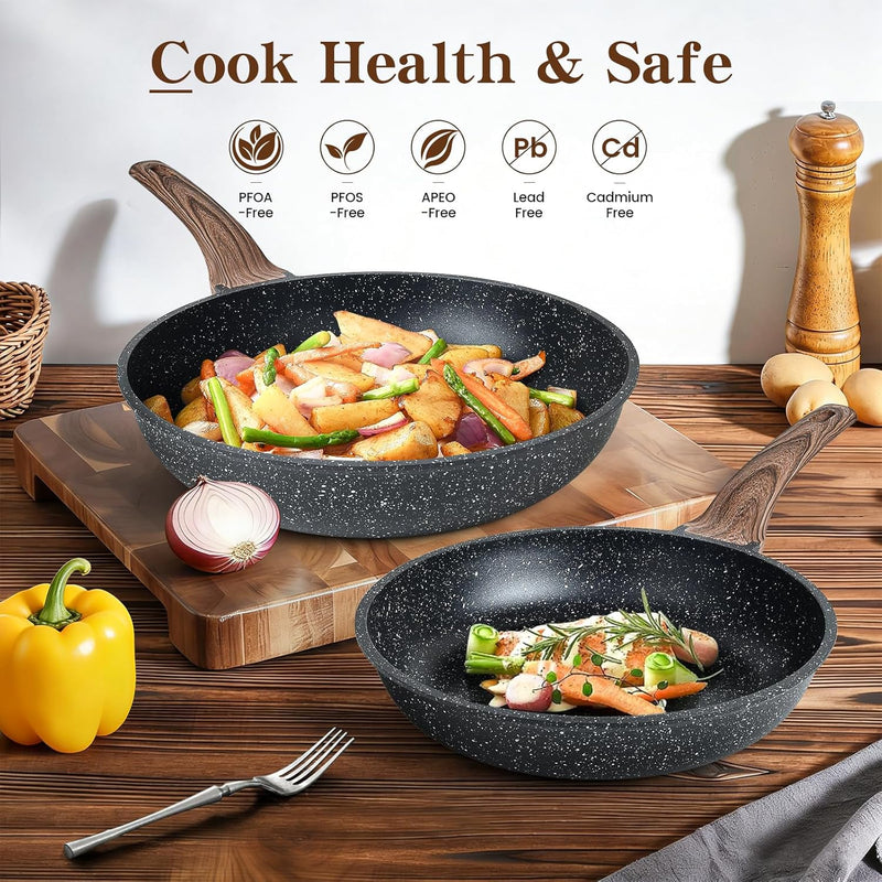 Induction Hob Pots and Pans Set 13pcs Nonstick