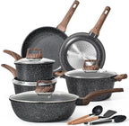 Induction Hob Pots and Pans Set 13pcs Nonstick