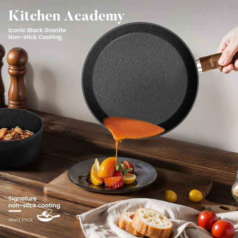 12-Piece Induction Hob Pots and Pans Set