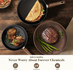 Induction Hob Pots and Pans Set Cooking Granite (12 Piece)