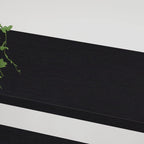 Industrial 4 Tier Bookshelf Modern Metal and Wood