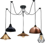 Industrial 5 Heads Diy Spider Pendant Ceiling Light