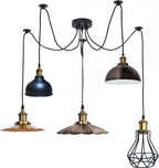 Industrial 5 Heads Diy Spider Pendant Ceiling Light