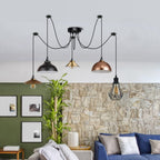 Industrial 5 Heads Diy Spider Pendant Ceiling Light