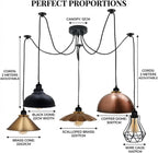 Industrial 5 Heads Diy Spider Pendant Ceiling Light