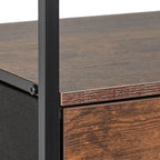 Industrial Bedside Table Hwd: 70 X 45 42.5 (Set of 2)