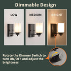 Industrial Bedside Wall Lights (Set of 2)