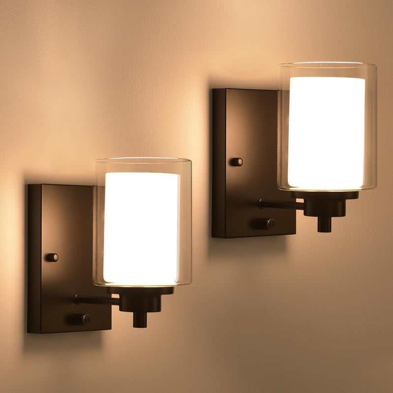 Industrial Bedside Wall Lights (Set of 2)