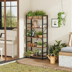 4-Tier Bookshelf 24 Inch Wood Bookcase with Open