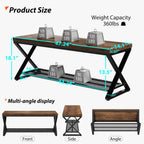 Industrial Entryway Bench with Storage