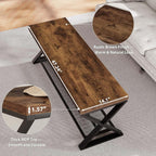 Industrial Entryway Bench with Storage