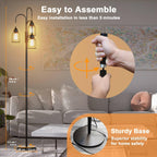 Industrial Floor Lamp for Living Room 190CM Dimmable