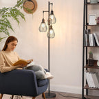 Industrial Floor Lamp with 3 LED Bulbs E27