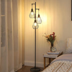 Industrial Floor Lamp with 3 LED Bulbs E27