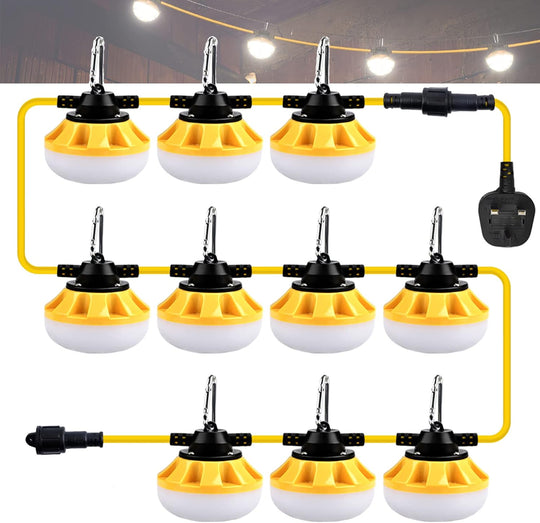 Industrial Grade 100FT Construction String Lights LED Work