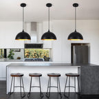 Industrial Pendant Light and Hanging Lights Kitchen Island (3 Pack)