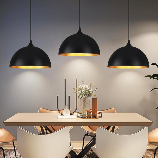 Pendant and Industrial Lights for Kitchen Island (3 Pack)