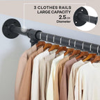 Industrial Pipe Clothing Rack