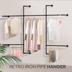 Industrial Pipe Clothing Rack