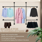 Industrial Pipe Clothing Rack