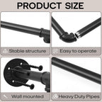 Industrial Pipe Clothing Rack