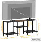 Industrial Shelf TV Furniture Piece 114 X 30