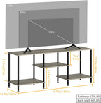 Industrial Shelf TV Furniture Piece 114 X 30