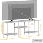 Industrial Shelf TV Furniture Piece 114 X 30