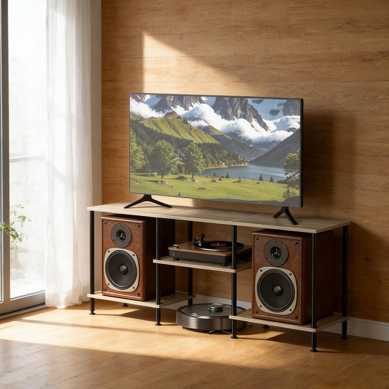 Industrial Shelf TV Furniture Piece Table