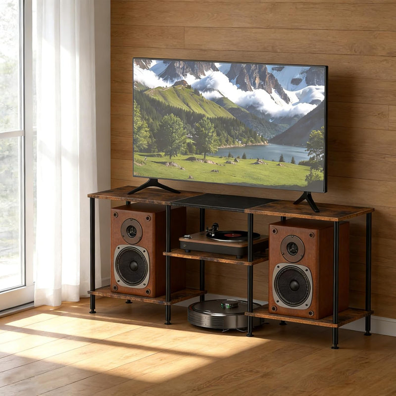 Industrial Shelf TV Furniture Piece Table
