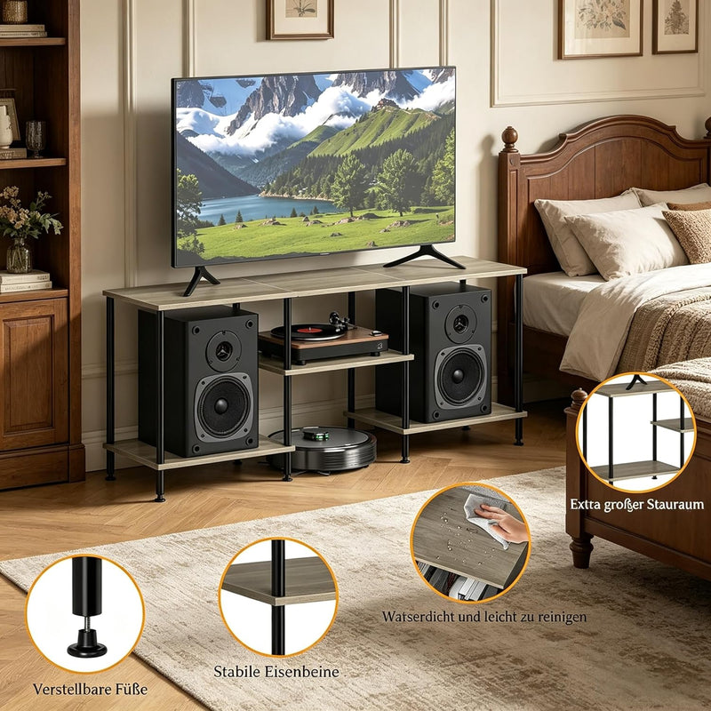 Industrial Shelf TV Furniture Piece Table