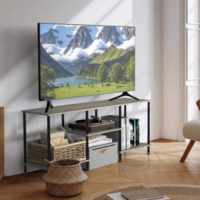 Industrial Shelf TV Furniture Piece Table