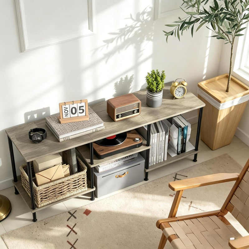 Industrial Shelf TV Furniture Piece Table