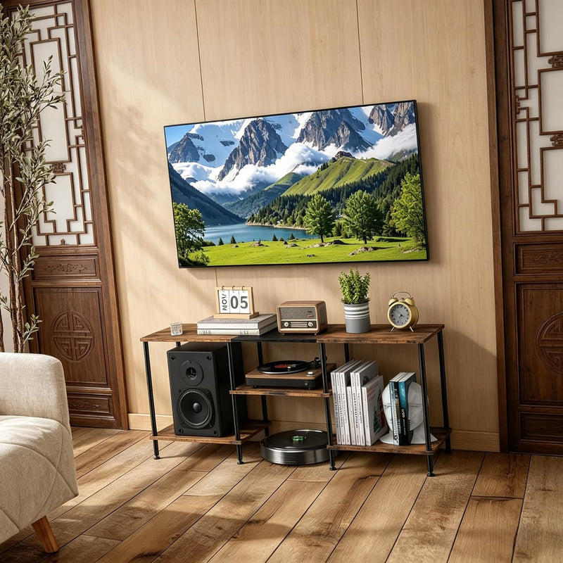 Industrial Shelf TV Furniture Piece Table