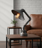 Industrial Steampunk Pipe Table Lamp Vintage Retro Desk