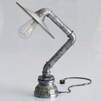 Industrial Steampunk Pipe Table Lamp Vintage Retro Desk